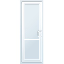 Пластиковая дверь ПВХ входная без стекла, глухая 900*2100